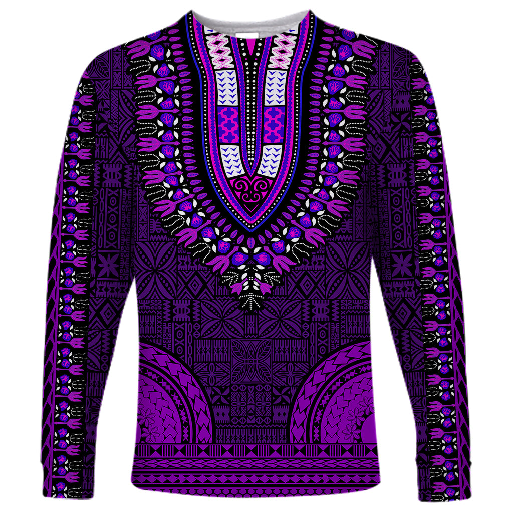 african-dashiki-long-sleeve-shirt-with-tapa-pattern-purple