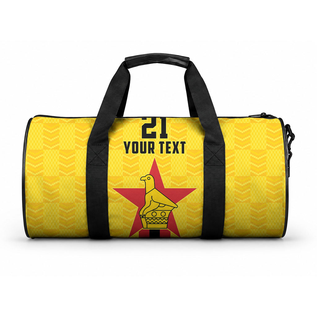 Custom Africa Football Zimbabwe Duffle Bag The Warriors Zimbabwe Bird