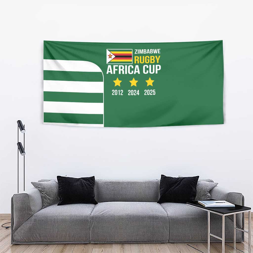 Zimbabwe Rugby Tapestry One For The History Sables - Wonder Print Shop