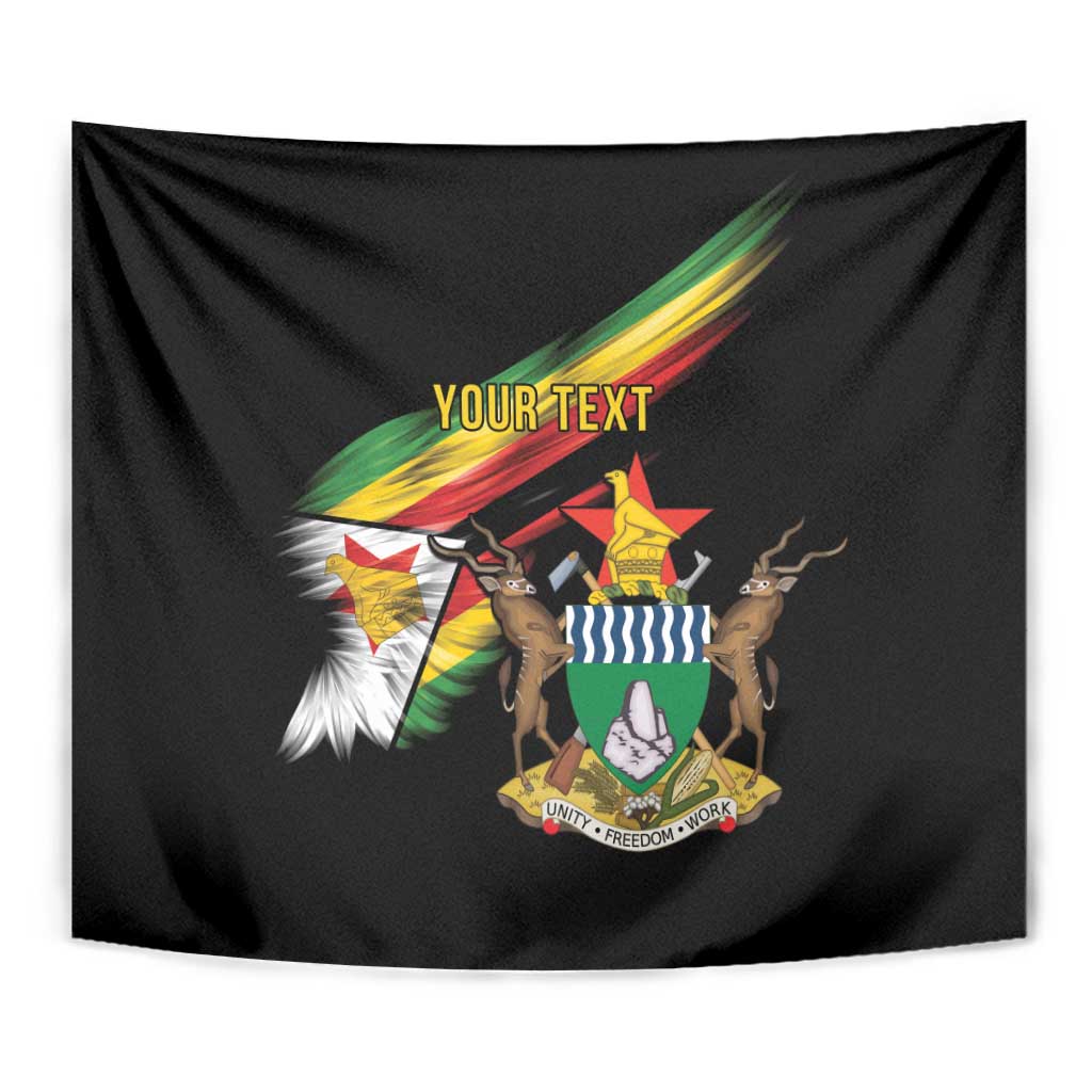 Zimbabwe Wings Flag Tapestry Proudly Zimbabwean - Wonder Print Shop