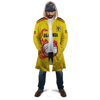 Uganda Cricket Custom Cloak Cranes Cricket Ball Fire - Wonder Print Shop