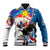 Personalized Filipino-American Baseball Jacket The Eight-Rayed Sun with Bald Eagle LT9 - Wonder Print Shop