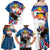 Personalized Filipino-American Family Matching Off Shoulder Maxi Dress and Hawaiian Shirt The Eight-Rayed Sun with Bald Eagle LT9 - Wonder Print Shop