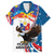 Personalized Filipino-American Family Matching Puletasi and Hawaiian Shirt The Eight-Rayed Sun with Bald Eagle - Wonder Print Shop