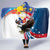 Personalized Filipino-American Hooded Blanket The Eight-Rayed Sun with Bald Eagle