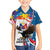 Personalized Filipino-American Kid Hawaiian Shirt The Eight-Rayed Sun with Bald Eagle - Wonder Print Shop