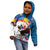 Personalized Filipino-American Kid Hoodie The Eight-Rayed Sun with Bald Eagle - Wonder Print Shop