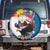 Personalized Filipino-American Spare Tire Cover The Eight-Rayed Sun with Bald Eagle - Wonder Print Shop