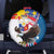 Personalized Filipino-American Spare Tire Cover The Eight-Rayed Sun with Bald Eagle - Wonder Print Shop