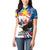 Personalized Filipino-American Women Polo Shirt The Eight-Rayed Sun with Bald Eagle