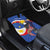 Personalized Filipino-American Car Mats Philippines Coat Of Arms with Bald Eagle LT9 - Wonder Print Shop