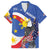 Personalized Filipino-American Family Matching Long Sleeve Bodycon Dress and Hawaiian Shirt Philippines Coat Of Arms with Bald Eagle LT9 - Wonder Print Shop