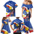 Personalized Filipino-American Family Matching Mermaid Dress and Hawaiian Shirt Philippines Coat Of Arms with Bald Eagle LT9 - Wonder Print Shop