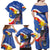 Personalized Filipino-American Family Matching Off Shoulder Maxi Dress and Hawaiian Shirt Philippines Coat Of Arms with Bald Eagle LT9 - Wonder Print Shop