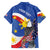 Personalized Filipino-American Family Matching Puletasi and Hawaiian Shirt Philippines Coat Of Arms with Bald Eagle - Wonder Print Shop