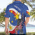 Personalized Filipino-American Hawaiian Shirt Philippines Coat Of Arms with Bald Eagle - Wonder Print Shop