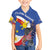 Personalized Filipino-American Kid Hawaiian Shirt Philippines Coat Of Arms with Bald Eagle - Wonder Print Shop