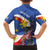 Personalized Filipino-American Kid Hawaiian Shirt Philippines Coat Of Arms with Bald Eagle - Wonder Print Shop