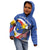 Personalized Filipino-American Kid Hoodie Philippines Coat Of Arms with Bald Eagle - Wonder Print Shop