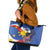 Personalized Filipino-American Leather Tote Bag Philippines Coat Of Arms with Bald Eagle - Wonder Print Shop