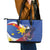 Personalized Filipino-American Leather Tote Bag Philippines Coat Of Arms with Bald Eagle - Wonder Print Shop