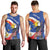 Personalized Filipino-American Men Tank Top Philippines Coat Of Arms with Bald Eagle - Wonder Print Shop