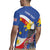 Personalized Filipino-American Rugby Jersey Philippines Coat Of Arms with Bald Eagle