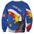 Personalized Filipino-American Sweatshirt Philippines Coat Of Arms with Bald Eagle