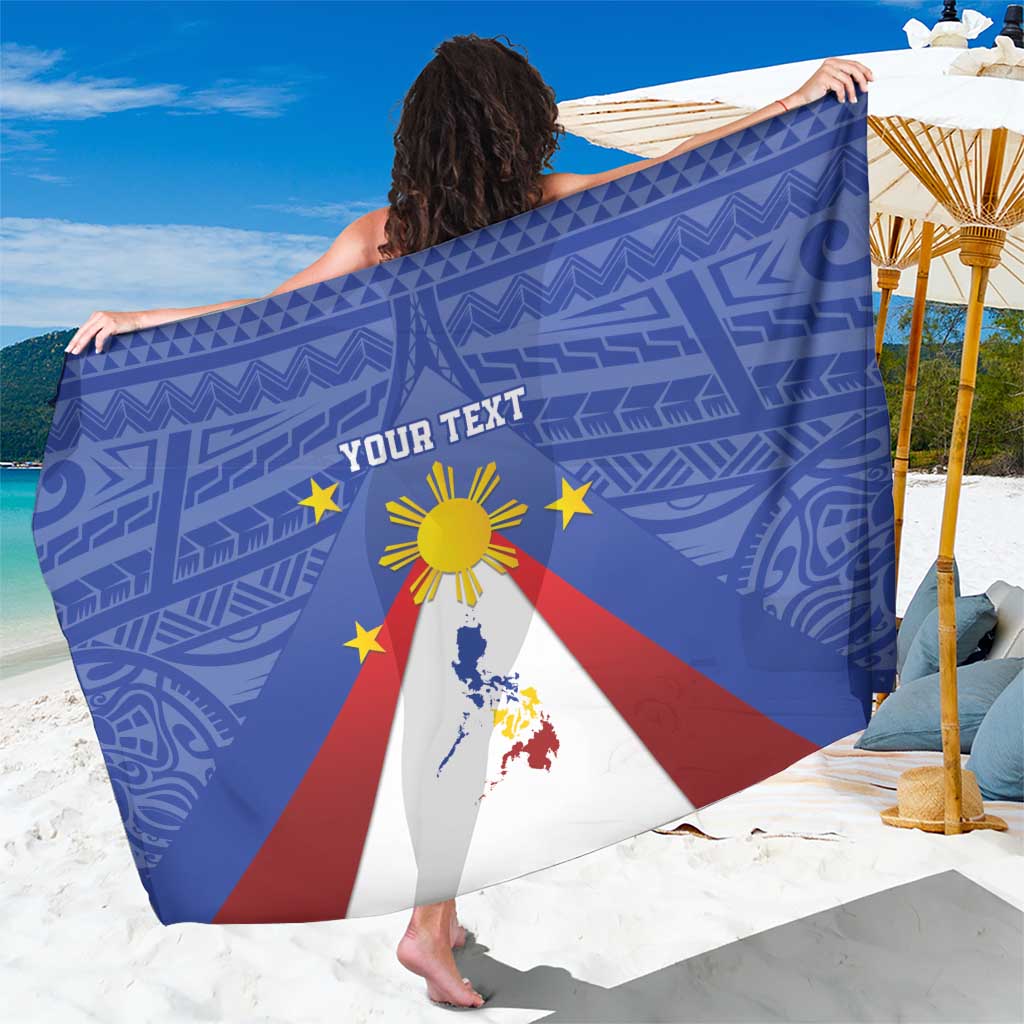 Personalized Pilipinas Eight-Rayed Sun Sarong Philippines Map With Polynesian Style - Wonder Print Shop