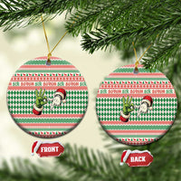 Six Seven Meme Ceramic Ornament Funny Green Hand Christmas - Wonder Print Shop