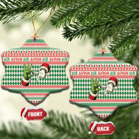 Six Seven Meme Ceramic Ornament Funny Green Hand Christmas - Wonder Print Shop