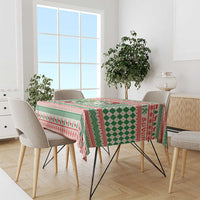 Six Seven Meme Tablecloth Funny Green Hand Christmas - Wonder Print Shop