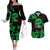 Kiss Me Im Irish St Patricks Day Couples Matching Off The Shoulder Long Sleeve Dress and Hawaiian Shirt LT9 - Wonder Print Shop