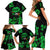 Kiss Me Im Irish St Patricks Day Family Matching Short Sleeve Bodycon Dress and Hawaiian Shirt - Wonder Print Shop