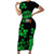 Kiss Me Im Irish St Patricks Day Family Matching Short Sleeve Bodycon Dress and Hawaiian Shirt - Wonder Print Shop