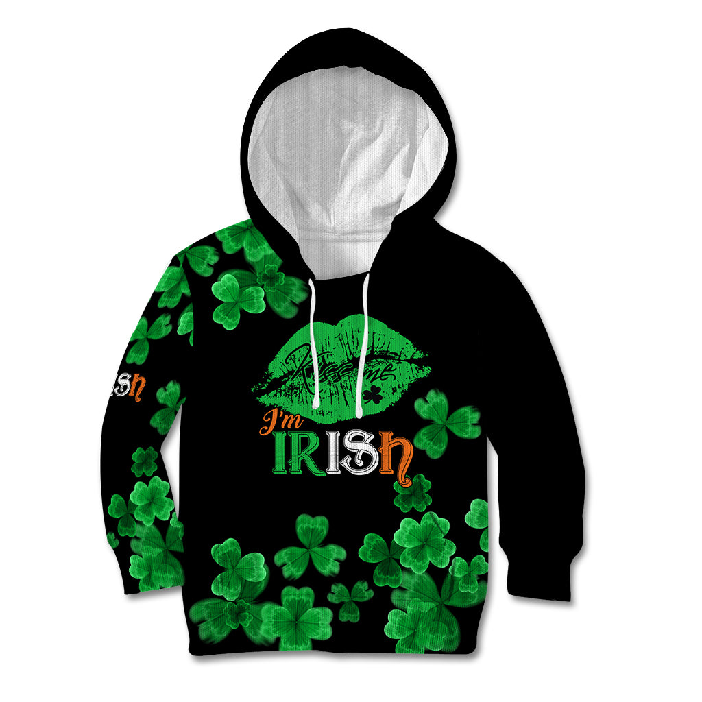 Kiss Me Im Irish St Patricks Day Kid Hoodie - Wonder Print Shop