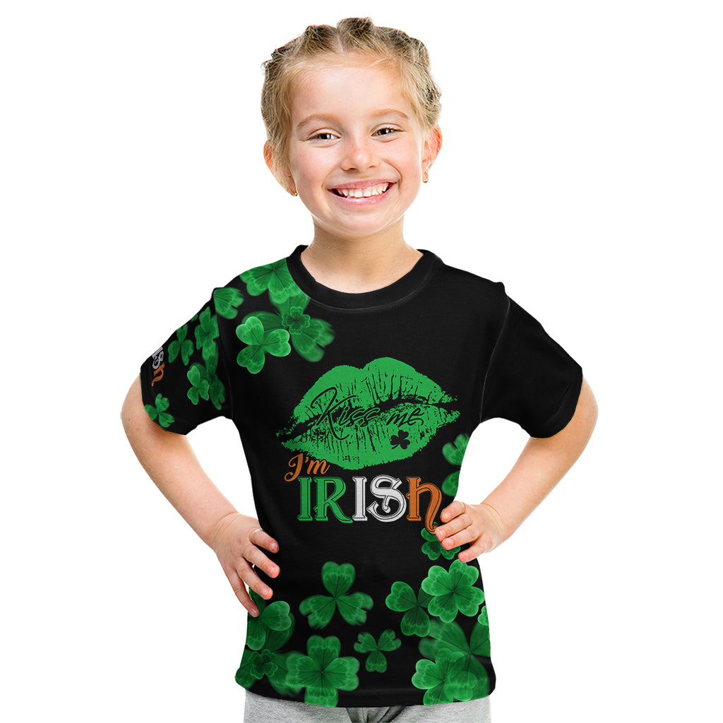 Kiss Me Im Irish St Patricks Day Kid T Shirt - Wonder Print Shop