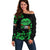 Kiss Me Im Irish St Patricks Day Off Shoulder Sweater - Wonder Print Shop