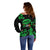 Kiss Me Im Irish St Patricks Day Off Shoulder Sweater - Wonder Print Shop