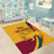 Sri Lanka National Day Area Rug The Lion Passant With Ketayam Wood Art LT9 - Wonder Print Shop