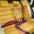 Sri Lanka National Day Back Car Seat Cover The Lion Passant With Ketayam Wood Art LT9 - Wonder Print Shop