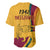 Sri Lanka National Day Baseball Jersey The Lion Passant With Ketayam Wood Art LT9 - Wonder Print Shop