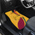 Sri Lanka National Day Car Mats The Lion Passant With Ketayam Wood Art LT9 - Wonder Print Shop