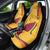 Sri Lanka National Day Car Seat Cover The Lion Passant With Ketayam Wood Art LT9 - Wonder Print Shop