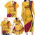 Sri Lanka National Day Family Matching Long Sleeve Bodycon Dress and Hawaiian Shirt The Lion Passant With Ketayam Wood Art LT9 - Wonder Print Shop