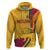 Sri Lanka National Day Hoodie The Lion Passant With Ketayam Wood Art - Wonder Print Shop