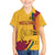 Sri Lanka National Day Kid Hawaiian Shirt The Lion Passant With Ketayam Wood Art - Wonder Print Shop