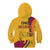 Sri Lanka National Day Kid Hoodie The Lion Passant With Ketayam Wood Art - Wonder Print Shop