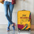 Sri Lanka National Day Luggage Cover The Lion Passant With Ketayam Wood Art - Wonder Print Shop