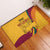 Sri Lanka National Day Rubber Doormat The Lion Passant With Ketayam Wood Art - Wonder Print Shop